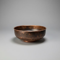 Black Hammered Copper Vessel Sink: Handcrafted Moroccan Washbasin